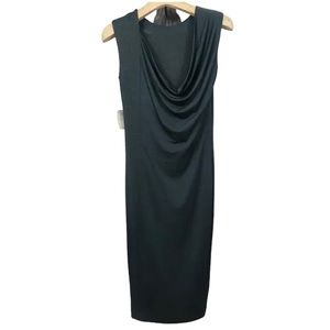 CARMEN MARC VALVO Sleeveless Dress color charcoal melange NWT size Small